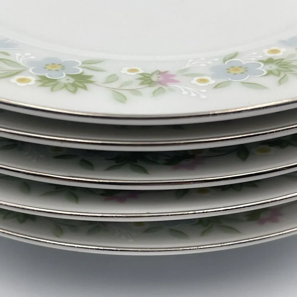 J. Haviland FOREVER SPRING Bavarian 6” Bread Appetizer Dessert Plates (Lot Of 5)